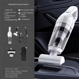 Aspiradora Inalámbrica Recargable para Hogar y Carro JB-168 – foto 5